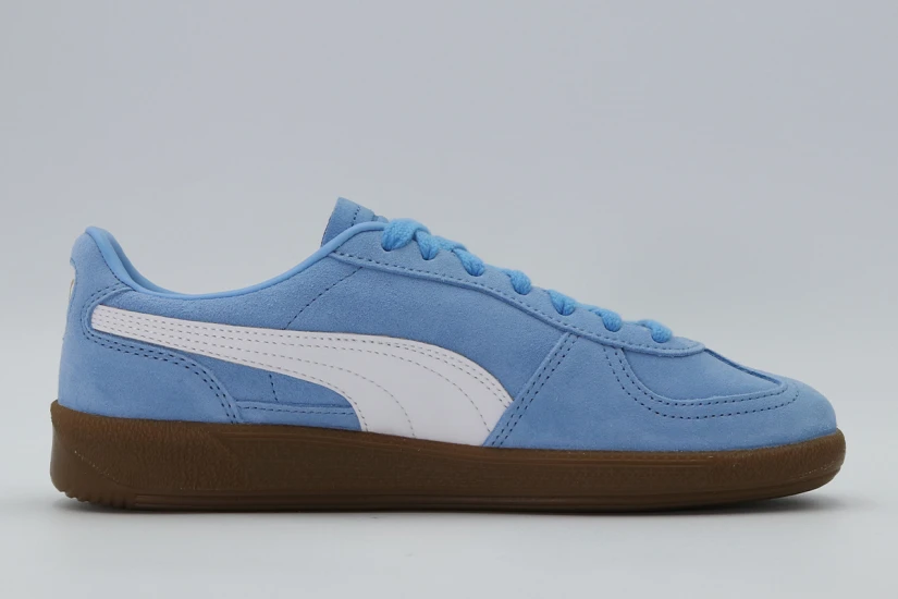 Puma Palermo Sneakers Γαλάζια, Λευκά, Καφέ