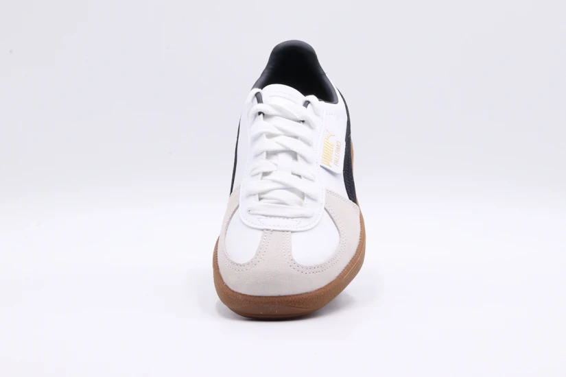 Puma Palermo Unisex Sneakers Λευκά, Μαύρα, Γκρι Ανοιχτά, Καφέ