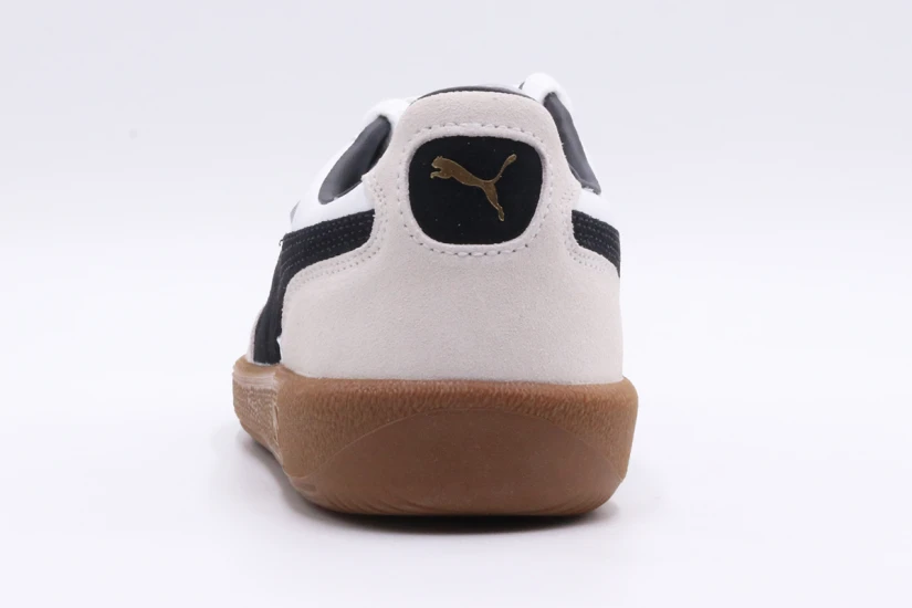 Puma Palermo Unisex Sneakers Λευκά, Μαύρα, Γκρι Ανοιχτά, Καφέ