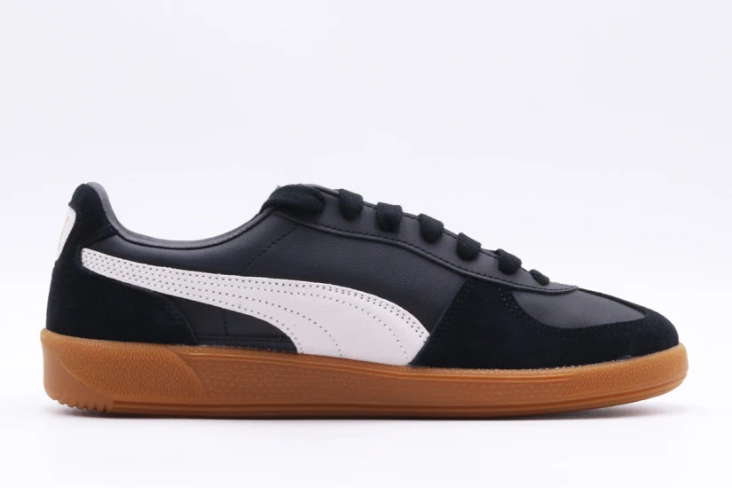 Puma Palermo Unisex Sneakers Μαύρα, Λευκά, Καφέ