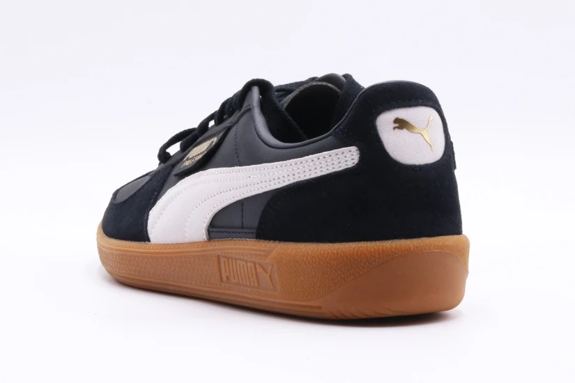 Puma Palermo Unisex Sneakers Μαύρα, Λευκά, Καφέ