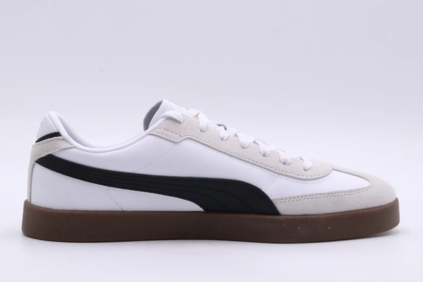 Puma Club II Era Unisex Sneakers Λευκά, Μαύρα, Εκρού, Καφέ