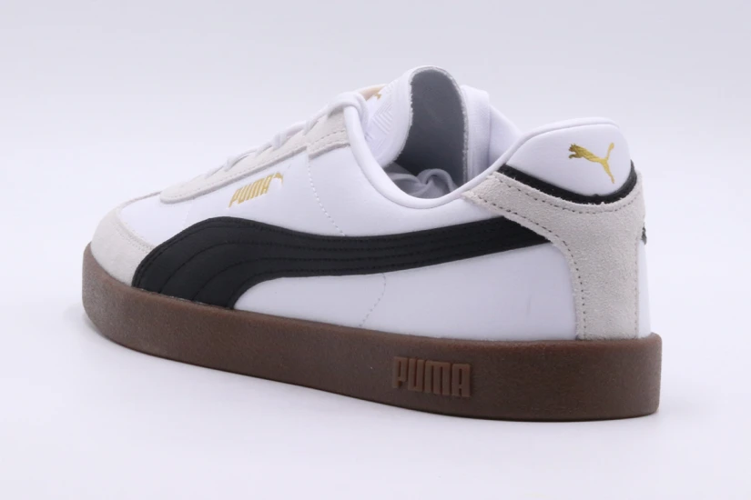 Puma Club II Era Unisex Sneakers Λευκά, Μαύρα, Εκρού, Καφέ