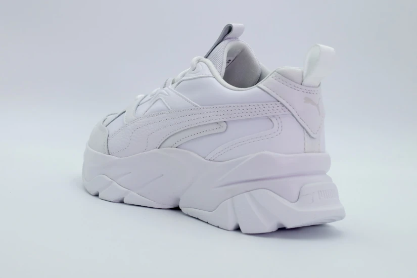 Puma Sophyr Leather Sneakers Λευκά