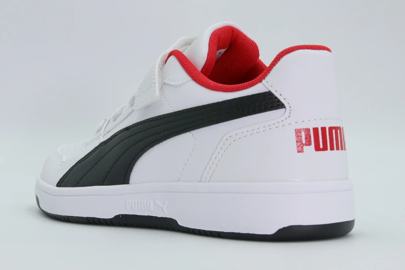 Puma Reb-L Ac+Ps Παιδικά Sneakers Λευκά, Μαύρα, Κόκκινα