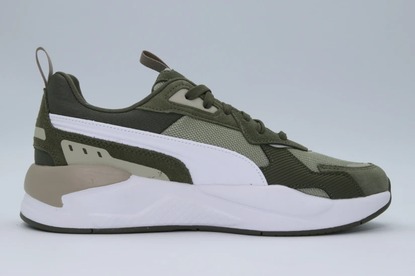 Puma X-Ray 3 SD Ανδρικά Sneakers Λαδί, Λευκά