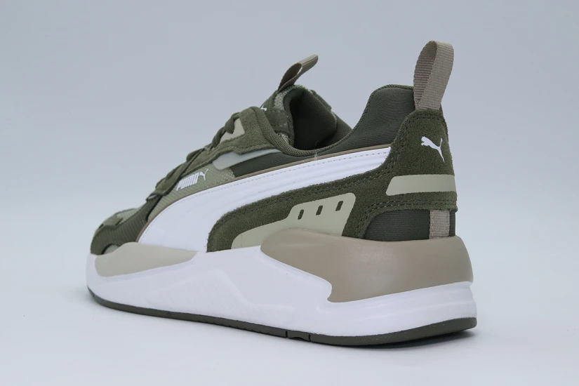 Puma X-Ray 3 SD Ανδρικά Sneakers Λαδί, Λευκά