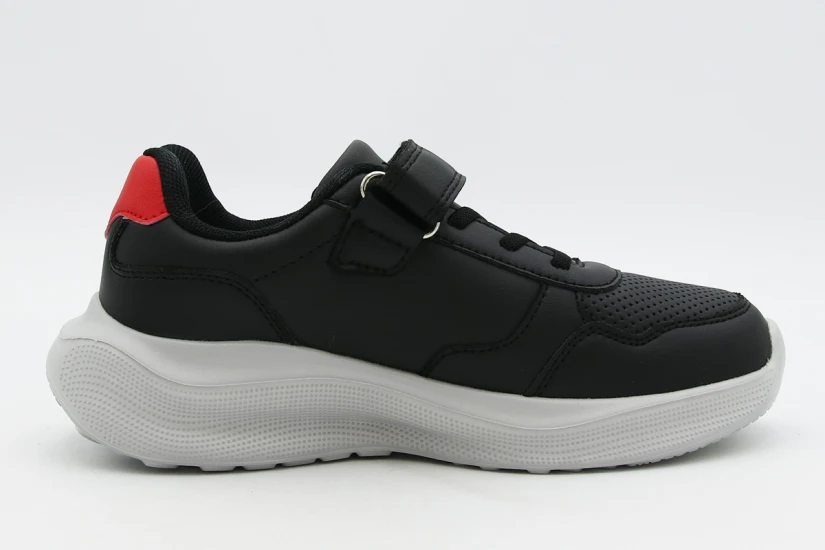 Fila Memory Fast 8 V Παιδικά Sneakers Μαύρα, Κόκκινα, Γκρι Ανοιχτό
