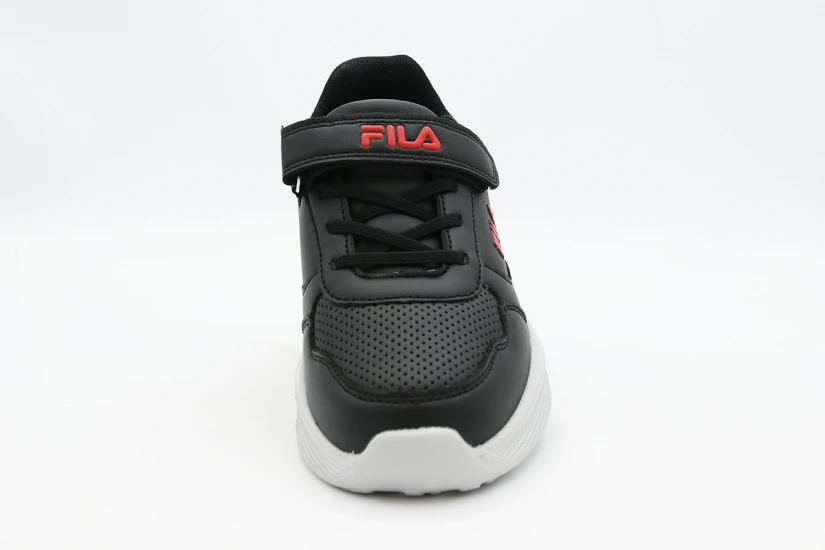 Fila Memory Fast 8 V Παιδικά Sneakers Μαύρα, Κόκκινα, Γκρι Ανοιχτό