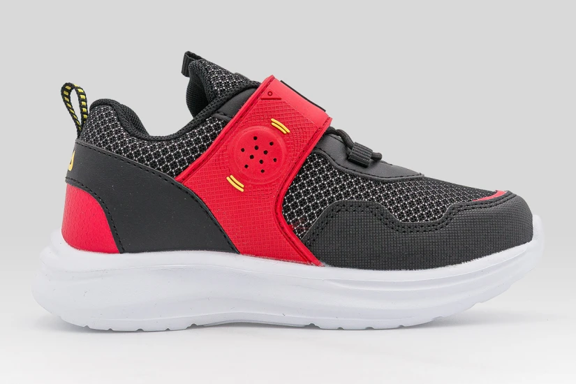 Fila Firefighter Velcro Lights Παιδικά Sneakers Μαύρα, Κόκκινα, Διάφορα Χρώματα