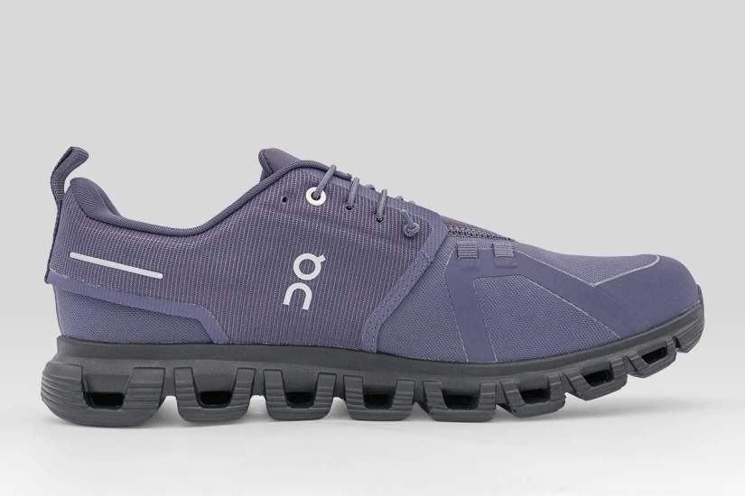 On Cloud 6 Waterproof Ανδρικά Sneakers Μωβ, Μαύρα