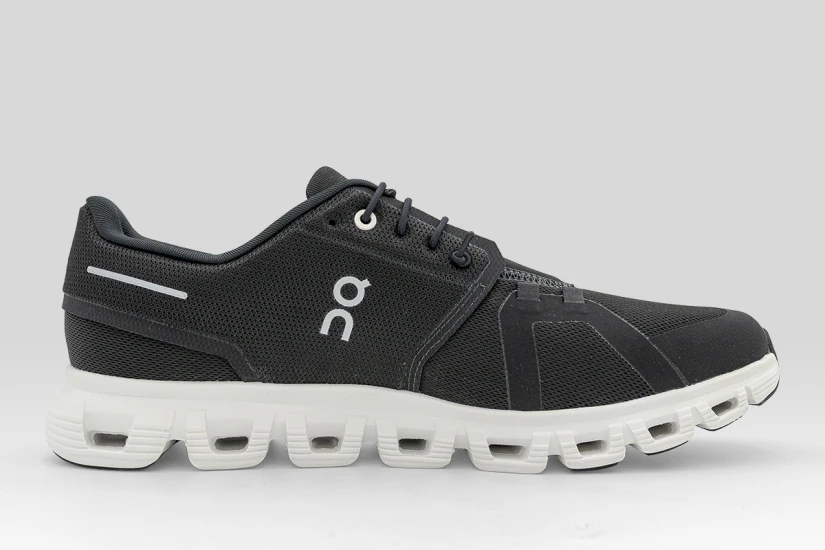 On Cloud 6 Ανδρικά Sneakers Μαύρα, Λευκά