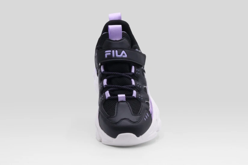 Fila Memory Spinel 3 V Παιδικά Sneakers Μαύρα, Μωβ, Λευκά