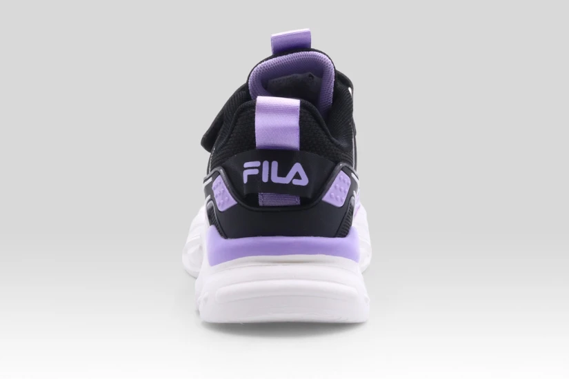 Fila Memory Spinel 3 V Παιδικά Sneakers Μαύρα, Μωβ, Λευκά