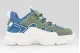 Fila Memory Spinel 3 V Παιδικά Sneakers Λαδί, Μπλε, Λευκά