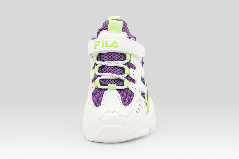 Fila Memory Spinel 3 V Παιδικά Sneakers Λευκά, Μωβ, Λαχανί