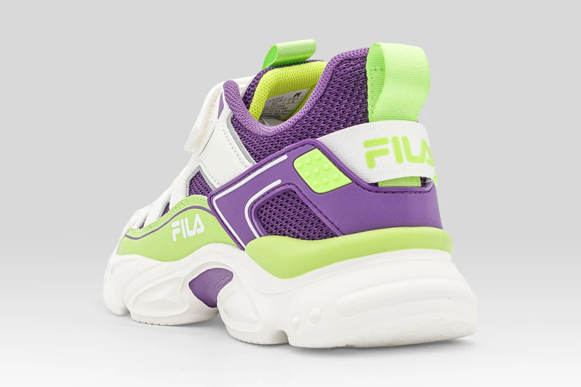 Fila Memory Spinel 3 V Παιδικά Sneakers Λευκά, Μωβ, Λαχανί