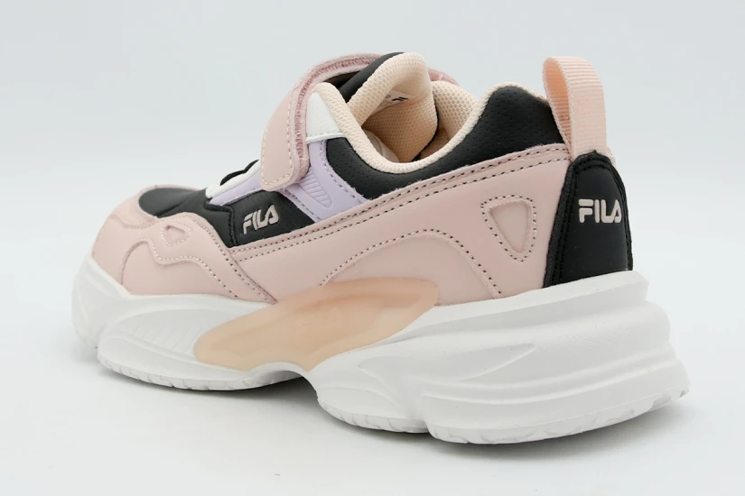Fila Memory Palma 2 V Παιδικά Sneakers Ροζ, Μαύρα, Λευκά