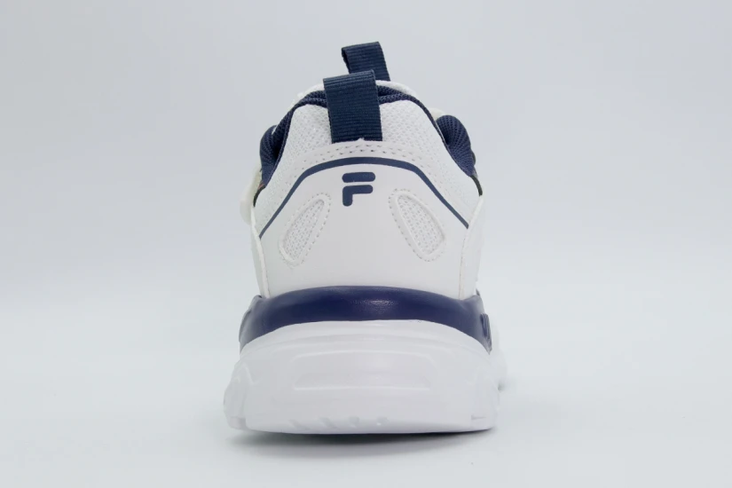 Fila Memory Hoppie V Παιδικά Sneakers Λευκά, Μπλε Σκούρο