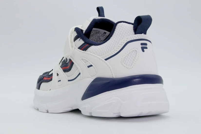 Fila Memory Hoppie V Παιδικά Sneakers Λευκά, Μπλε Σκούρο