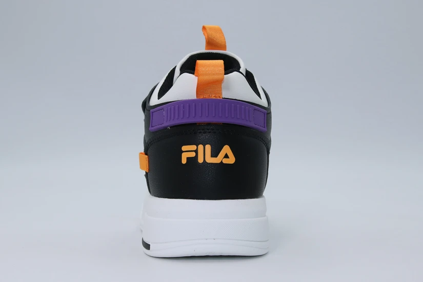 Fila Memory Ayo 4 V Παιδικά Sneakers Λευκά, Μαύρα, Πορτοκαλί, Μωβ