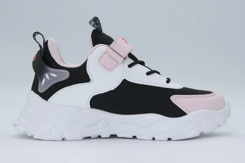 Fila Memory Musha 2 V Παιδικά Sneakers Λευκά, Ροζ, Μαύρα