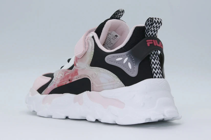 Fila Memory Musha 2 V Παιδικά Sneakers Λευκά, Ροζ, Μαύρα