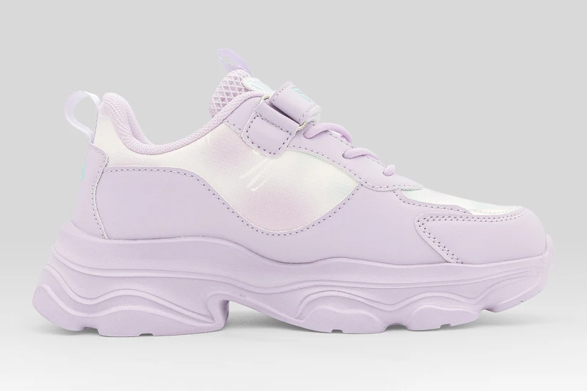 Fila Musha 3 Memory Velcro Παιδικά Sneakers Λιλά