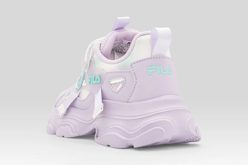 Fila Musha 3 Memory Velcro Παιδικά Sneakers Λιλά