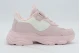 Fila Musha 3 Memory Velcro Παιδικά Sneakers Ροζ, Εκρού