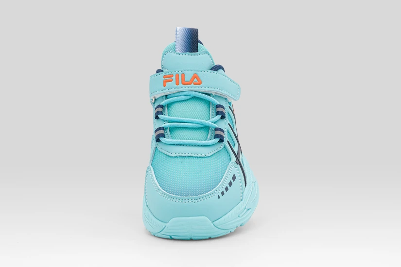 Fila Motion 5 Memory Velcro Παιδικά Sneakers Τυρκουάζ, Μπλε Σκούρο
