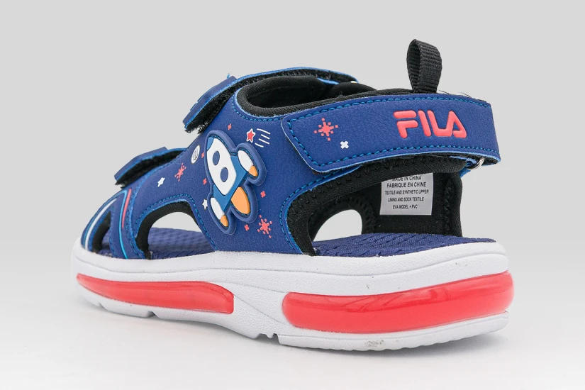 Fila Rocket Velcro Lights Παιδικά Σανδάλια Μπλε Σκούρο, Διάφορα Χρώματα