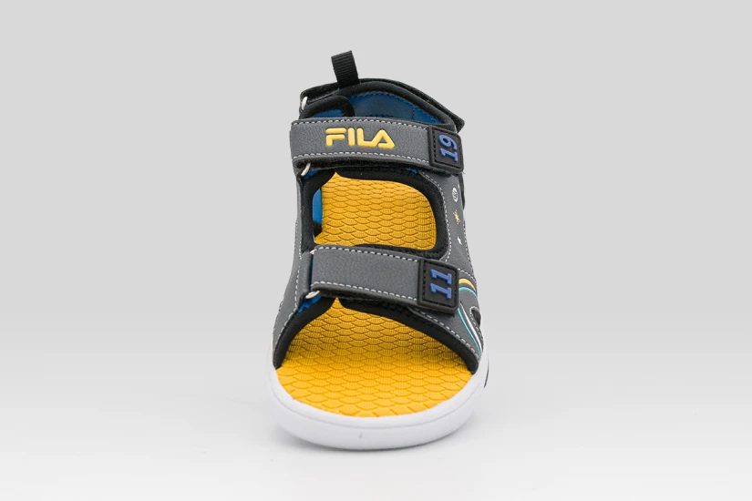 Fila Rocket Velcro Lights Παιδικά Σανδάλια Γκρι Σκούρο, Διάφορα Χρώματα
