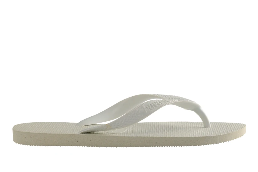 Havaianas Top Unisex Σαγιονάρες Λευκές, Γκρι Ανοιχτό