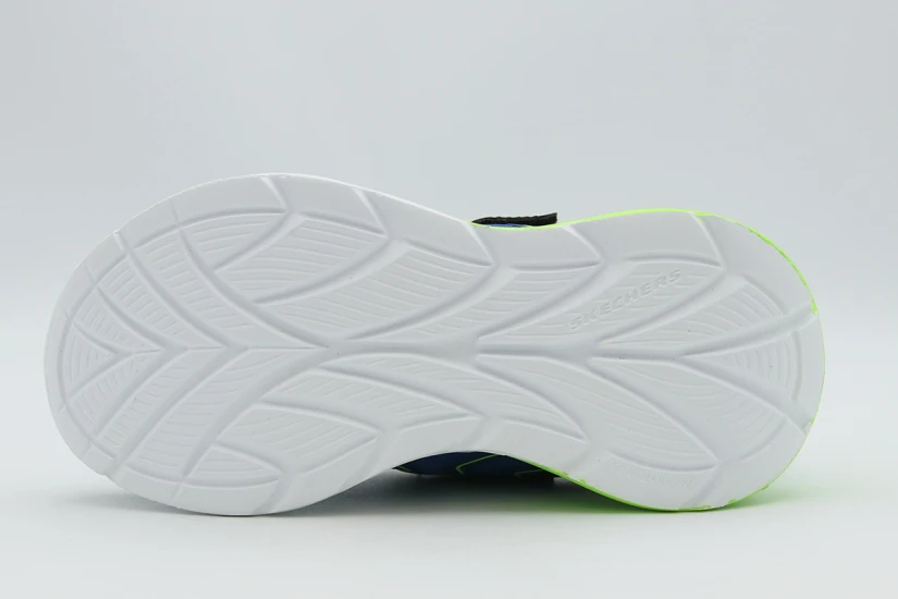 Skechers S Lights-Flex-Glow Ultra-Prism-Pacer Παιδικά Sneakers Μπλε, Μαύρα, Φυτρί, Λευκά