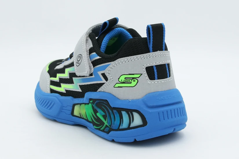 Skechers S Lights-Light Storm 3.0 - Prism Tech Παιδικά Sneakers Γκρι, Διάφορα Χρώματα