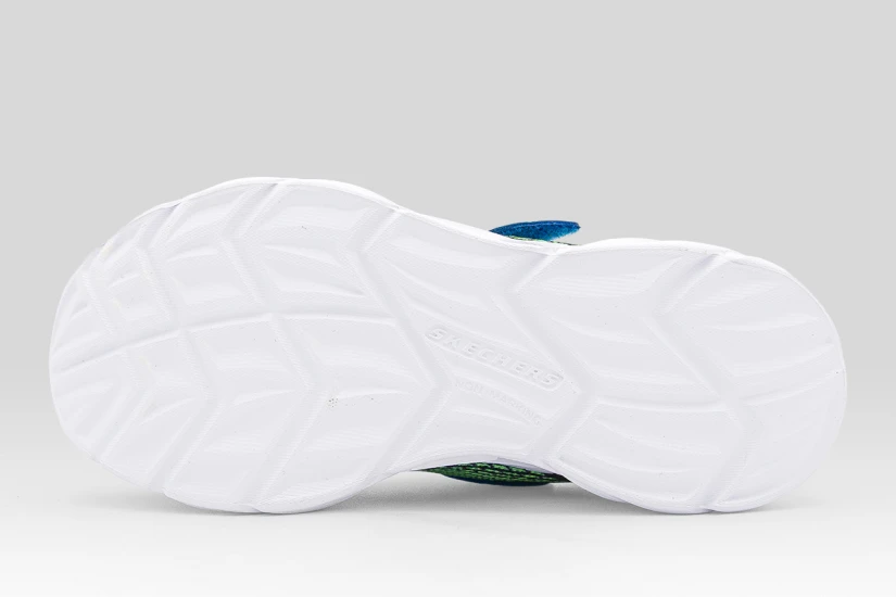 Skechers S Lights Vortex 3.0 Παιδικά Sneakers Μπλε, Λαχανί, Λευκά