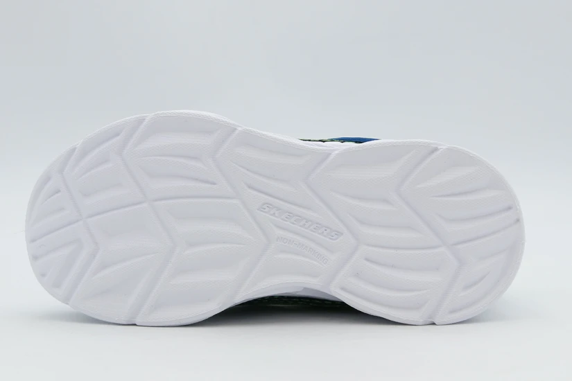 Skechers S Lights-Vortex 3.0 Βρεφικά Sneakers Μπλε, Γαλάζια, Φυτρί, Λευκά