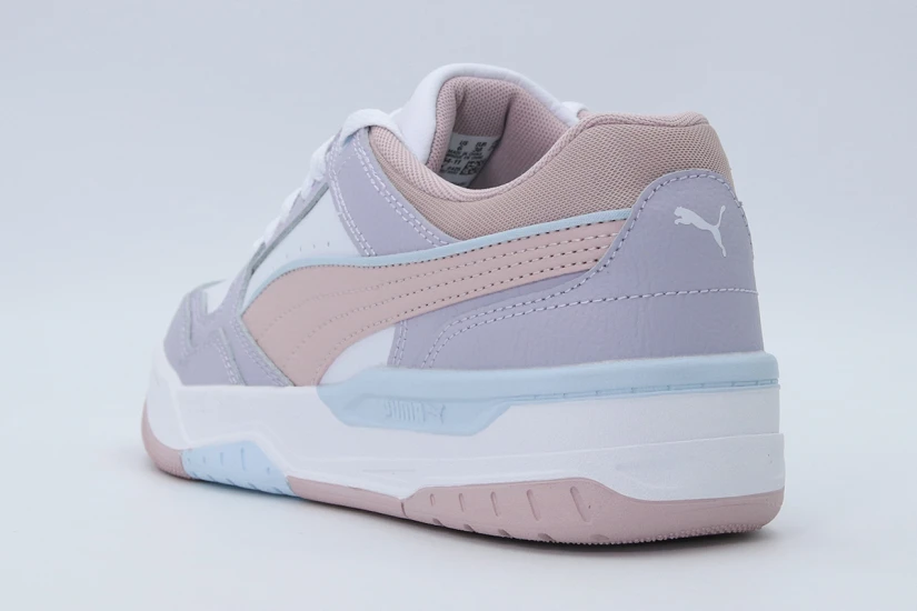 Puma Rebound Retro Sneakers Λιλά, Ροζ, Λευκά, Γαλάζια