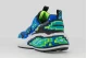 Skechers Mega-Craft 4K Παιδικά Sneakers Μπλε, Μαύρα, Λαχανί, Λευκά