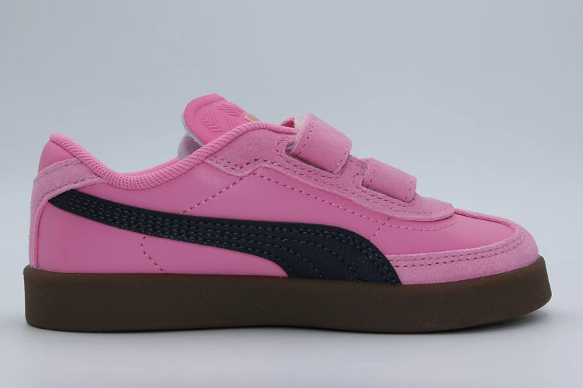 Puma Club II Era Infant Βρεφικά Sneakers Φούξια, Μαύρα, Καφέ