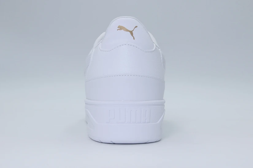 Puma Shuffle Downtown Ανδρικά Sneakers Λευκά
