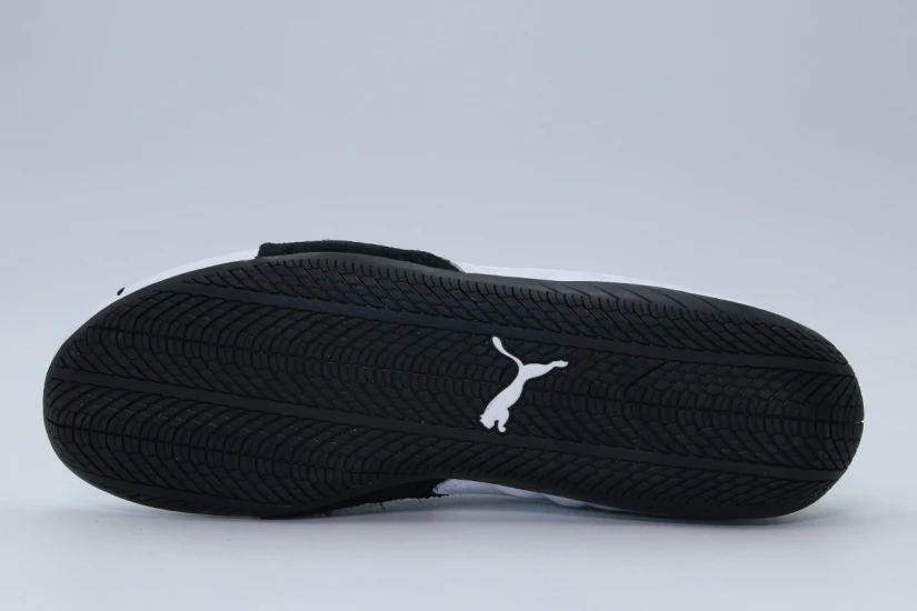 Puma Speedcat Leather Unisex Sneakers Λευκά, Μαύρα