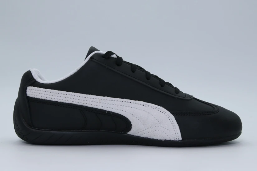 Puma Speedcat Leather Unisex Sneakers Μαύρα, Λευκά