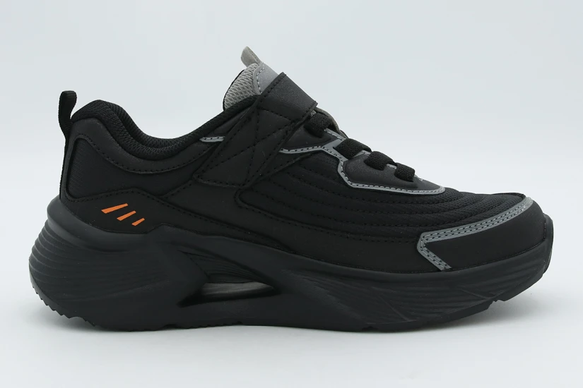 Skechers Tidal- Tech- Stream Rush Παιδικά Sneakers Μαύρα, Γκρι, Μπλε