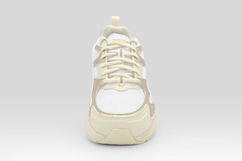 Puma Milenio Tech 2000 Metallic Whisper Sneakers Λευκά, Χρυσά