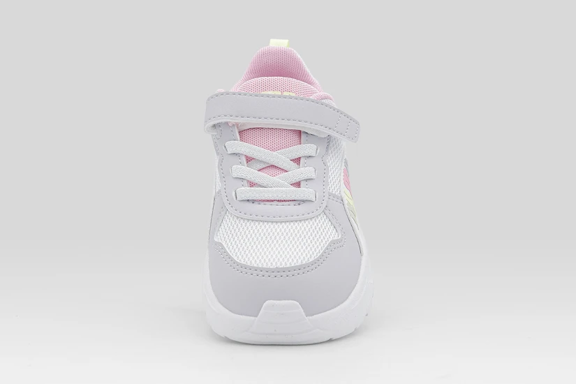 Puma Trinity 2 Βρεφικά Sneakers Λευκά, Γκρι, Ροζ, Κίτρινα