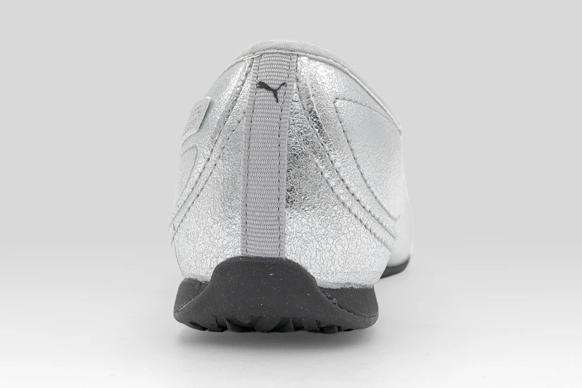 Puma Catch Metallic Whisper Γυναικείες Μπαλαρίνες Ασημί