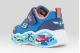 Skechers Play Scene Βρεφικά Sneakers Μπλε, Λευκά, Πορτοκαλί
