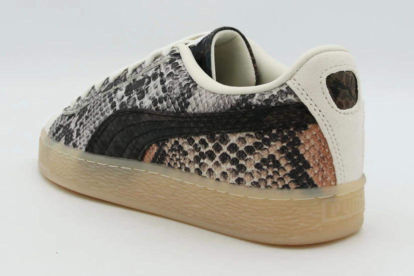 Puma Suede Snake Print Sneakers (408329 01)